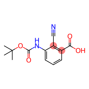 3-(甲酰胺叔丁酯)-2-氰基-苯甲酸