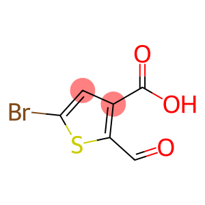 3-Thiophenecarboxylic acid, 5-bromo-2-formyl-