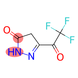 3H-Pyrazol-3-one, 2,4-dihydro-5-(trifluoroacetyl)- (9CI)