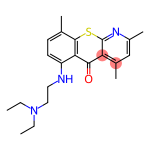 6-(2-二乙基氨基乙胺)-2,4,9-(三甲基)苯并噻喃并[2,3-B]吡啶-5-酮