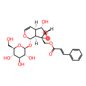 [(1aS)-1a,1bα,2,5aα,6,6aβ-Hexahydro-6α-hydroxy-1aβ-[[[(E)-1-oxo-3-phenyl-2-propenyl]oxy]methyl]oxireno[4,5]cyclopenta[1,2-c]pyran-2α-yl]β-D-glucopyranoside