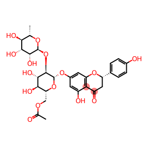 4H-1-Benzopyran-4-one, 7-[[6-O-acetyl-2-O-(6-deoxy-α-L-mannopyranosyl)-β-D-glucopyranosyl]oxy]-2,3-dihydro-5-hydroxy-2-(4-hydroxyphenyl)-, (2S)-