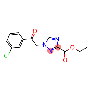 Ethyl 1-[2-(3-chlorophenyl)-2-oxo-ethyl]-1,2,4-triazole-3-carboxylate