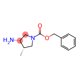 (3S,4S)-benzyl 3-amino-4-methylpyrrolidine-1-carboxylate