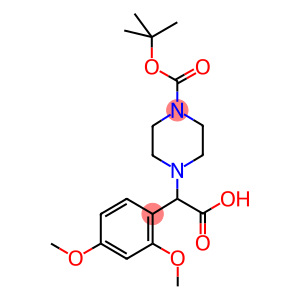 2-(4-BOC-哌嗪基)-2-(2,4-二甲氧基苯基)乙酸