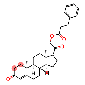 21-(1-Oxo-3-phenylpropoxy)pregn-4-ene-3,20-dione