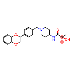 N-(1-{4-[(2S)-2,3-dihydro-1,4-benzodioxin-2-yl]benzyl}piperidin-4-yl)-2-hydroxy-2-methylpropanamide