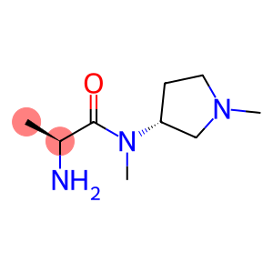 (S)-2-Amino-N-methyl-N-((R)-1-methylpyrrolidin-3-yl)propanamide