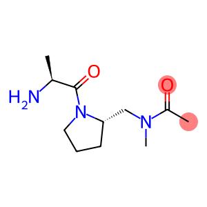 Acetamide, N-[[(2S)-1-[(2S)-2-amino-1-oxopropyl]-2-pyrrolidinyl]methyl]-N-methyl-