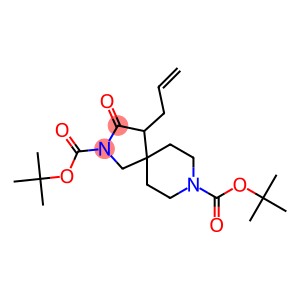 di-tert-butyl 4-allyl-3-oxo-2,8-diazaspiro[4.5]decane-2,8-dicarboxylate