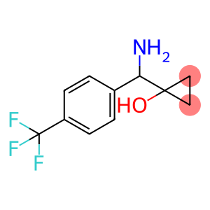 1-{Amino[4-(trifluoromethyl)phenyl]methyl}cyclopropanol