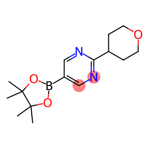 Pyrimidine, 2-(tetrahydro-2H-pyran-4-yl)-5-(4,4,5,5-tetramethyl-1,3,2-dioxaborolan-2-yl)-