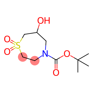 6-Hydroxy-1,1-dioxo-1l6-[1,4]thiazepane-4-carboxylic acid tert-butyl ester