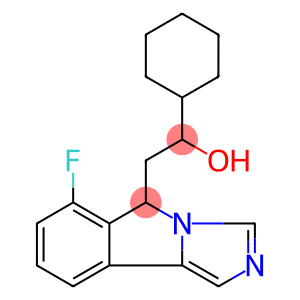 1-Cyclohexyl-2-(6-fluoro-5H-imidazo[5,1-a]isoindol-5-yl)ethanol