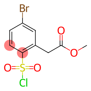 2-(5-溴-2-(氯磺酰基)苯基)乙酸甲酯