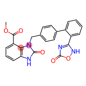 Methyl 2-oxo-3-((2'-(5-oxo-4,5-dihydro-1,2,4-oxadiazol-3-yl)biphenyl-4-yl)Methyl)-2,3-dihydro-1H-benzo[d]iMidazole-4-carboxylate