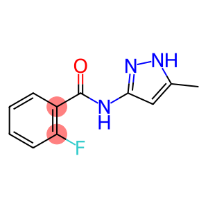 Benzamide, 2-fluoro-N-(5-methyl-1H-pyrazol-3-yl)-