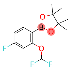 2-(2-(二氟甲氧基)-4-氟苯基)-4,4,5,5-四甲基-1,3,2-二氧硼烷