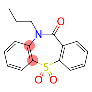 Dibenzo[b,f][1,4]thiazepin-11(10H)-one, 10-propyl-, 5,5-dioxide