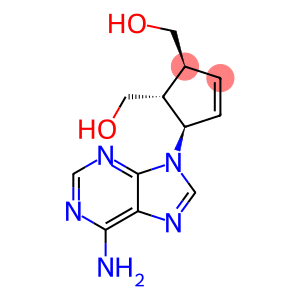 9-(c-4,t-5-bis(hydroxymethyl)cyclopent-2-en-r-1-yl)-9H-adenine