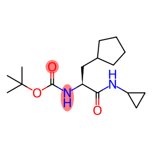 (S) - (3-环戊基-1-(环丙基氨基)-1-氧代丙-2-基)氨基甲酸叔丁酯