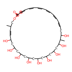 (3E,5E,7E,9E,11E,13E,33Z)-16,18,20,22,24,26,28,30,32-nonahydroxy-17,35-dimethyl-1-oxacyclohexatriaconta-3,5,7,9,11,13,33-heptaen-2-one