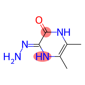 2,3-Pyrazinedione,  1,4-dihydro-5,6-dimethyl-,  monohydrazone  (9CI)