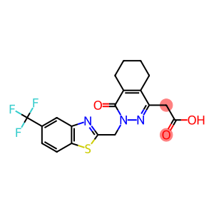 3,4-dihydro-4-oxo-5,6-cyclohexano-3-((5-(trifluoromethyl)benzothiazol-2-yl)methyl)-1-pyridazineacetic acid