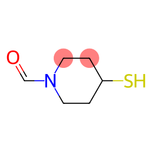 1-Piperidinecarboxaldehyde, 4-mercapto- (9CI)