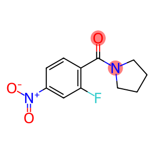(2-FLUORO-4-NITROPHENYL)(PYRROLIDIN-1-YL)METHANONE
