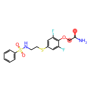 2,6-DIFLUORO-4-[2-(PHENYLSUL-FONYL-AMINO)-ETHYL-THIO]-PHENOXY-ACET-AMIDE