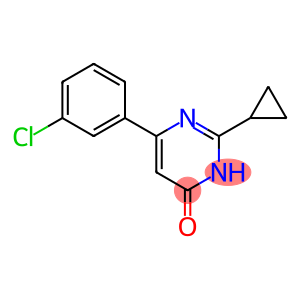 6-(3-chlorophenyl)-2-cyclopropylpyrimidin-4-ol