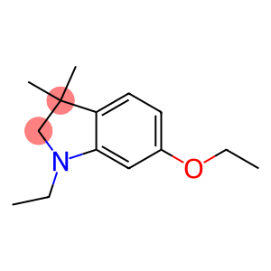 1H-Indole,6-ethoxy-1-ethyl-2,3-dihydro-3,3-dimethyl-(9CI)