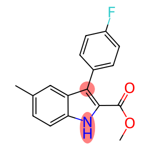 METHYL 3-(4-FLUOROPHENYL)-5-METHYLINDOLE-2-CARBOXYLATE