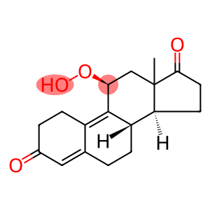 (11-Hydroxperoxy-4, 9-dien-3,17-dione)