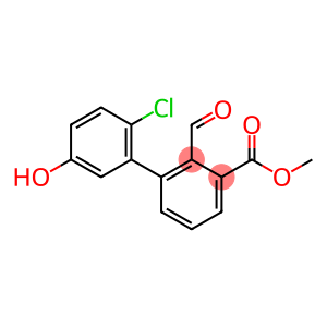 Methyl 3-(2-chloro-5-hydroxyphenyl)-2-forMylbenzoate