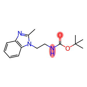 Carbamic acid, N-[2-(2-methyl-1H-benzimidazol-1-yl)ethyl]-, 1,1-dimethylethyl ester