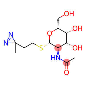 β-D-Galactopyranoside, 2-(3-methyl-3H-diazirin-3-yl)ethyl 2-(acetylamino)-2-deoxy-1-thio-