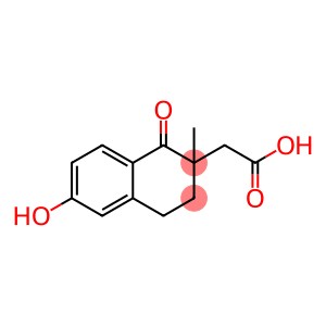 2-Naphthaleneacetic acid, 1,2,3,4-tetrahydro-6-hydroxy-2-methyl-1-oxo-