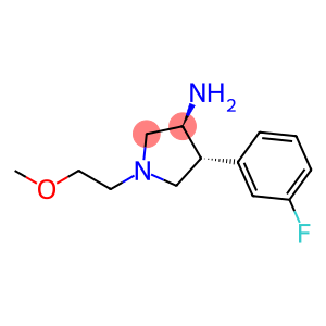 (3S,4R)-4-(3-氟苯基)-1-(2-甲氧基乙基)吡咯烷-3-胺