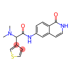 N-(1,2-Dihydro-1-oxo-6-isoquinolinyl)-alpha-(dimethylamino)-3-thiopheneacetamide