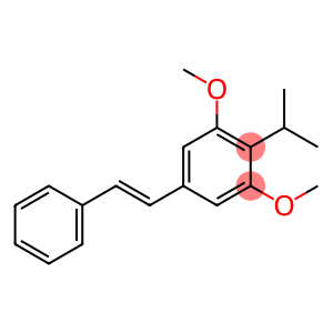 Benzene, 1,3-dimethoxy-2-(1-methylethyl)-5-[(1E)-2-phenylethenyl]-