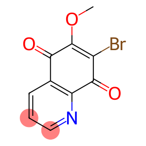 5,8-Quinolinedione,7-bromo-6-methoxy-