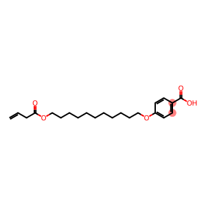 4-([11-(3-BUTENOYLOXY)UNDECYL]OXY)BENZENECARBOXYLIC ACID