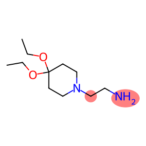 1-Piperidineethanamine,4,4-diethoxy-(9CI)