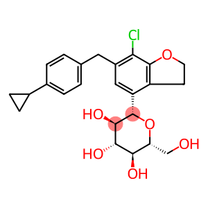 D-Glucitol, 1,5-anhydro-1-C-[7-chloro-6-[(4-cyclopropylphenyl)methyl]-2,3-dihydro-4-benzofuranyl]-, (1S)-