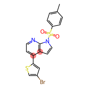 4-(4-溴噻吩-2-基)-1-甲苯磺酰基-1H-吡咯并[2,3-b]吡啶