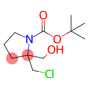 tert-butyl 2-(chloromethyl)-2-(hydroxymethyl)pyrrolidine-1-carboxylate