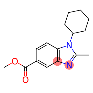 Methyl 1-cyclohexyl-2-Methyl-1,3-benzodiazole-5-carboxylate