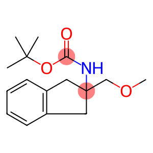 tert-butyl (2-(methoxymethyl)-2,3-dihydro-1H-inden-2-yl)carbamate